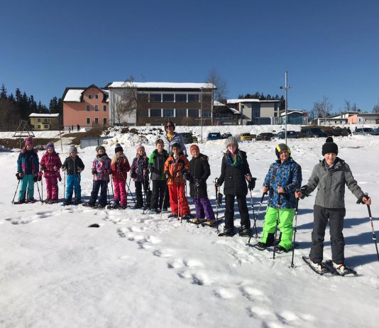 Erste Gehversuche mit den Schneeschuhen | Pohod s krpljami