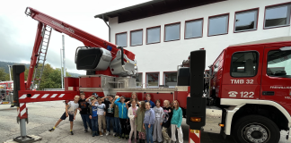 Räumübung mit der freiwilligen Feuerwehr Damtschach