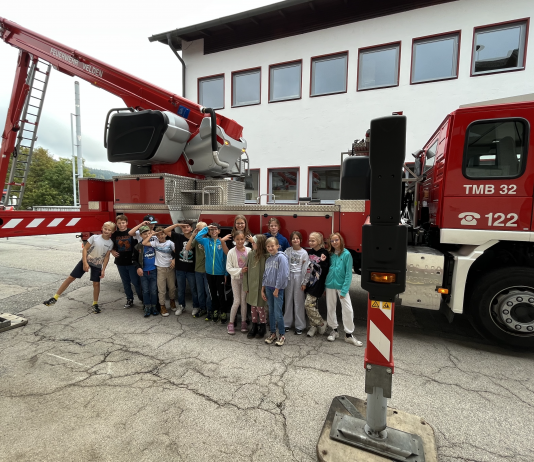 Räumübung mit der freiwilligen Feuerwehr Damtschach