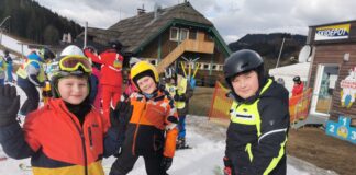 Schitage auf der Gerlitzen / smučarski dnevi na Osojščici