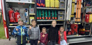 Räumübung mit der Feuerwehr / vaja z gasilci