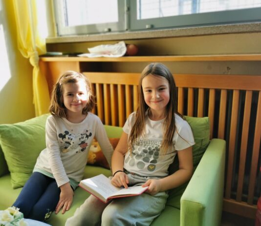 Lesestunde im Kindergarten / bralna ura v vrtecu